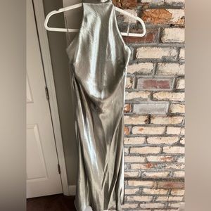 Anthropologie Maxi silk dress